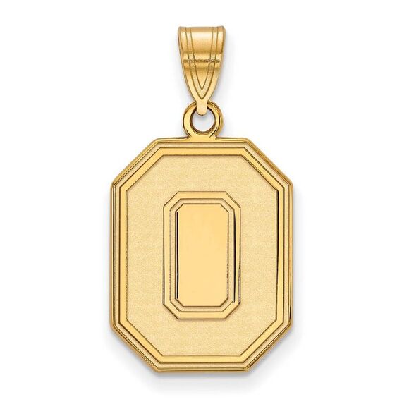14k Yellow Gold Ohio State Large 'O' Pendant